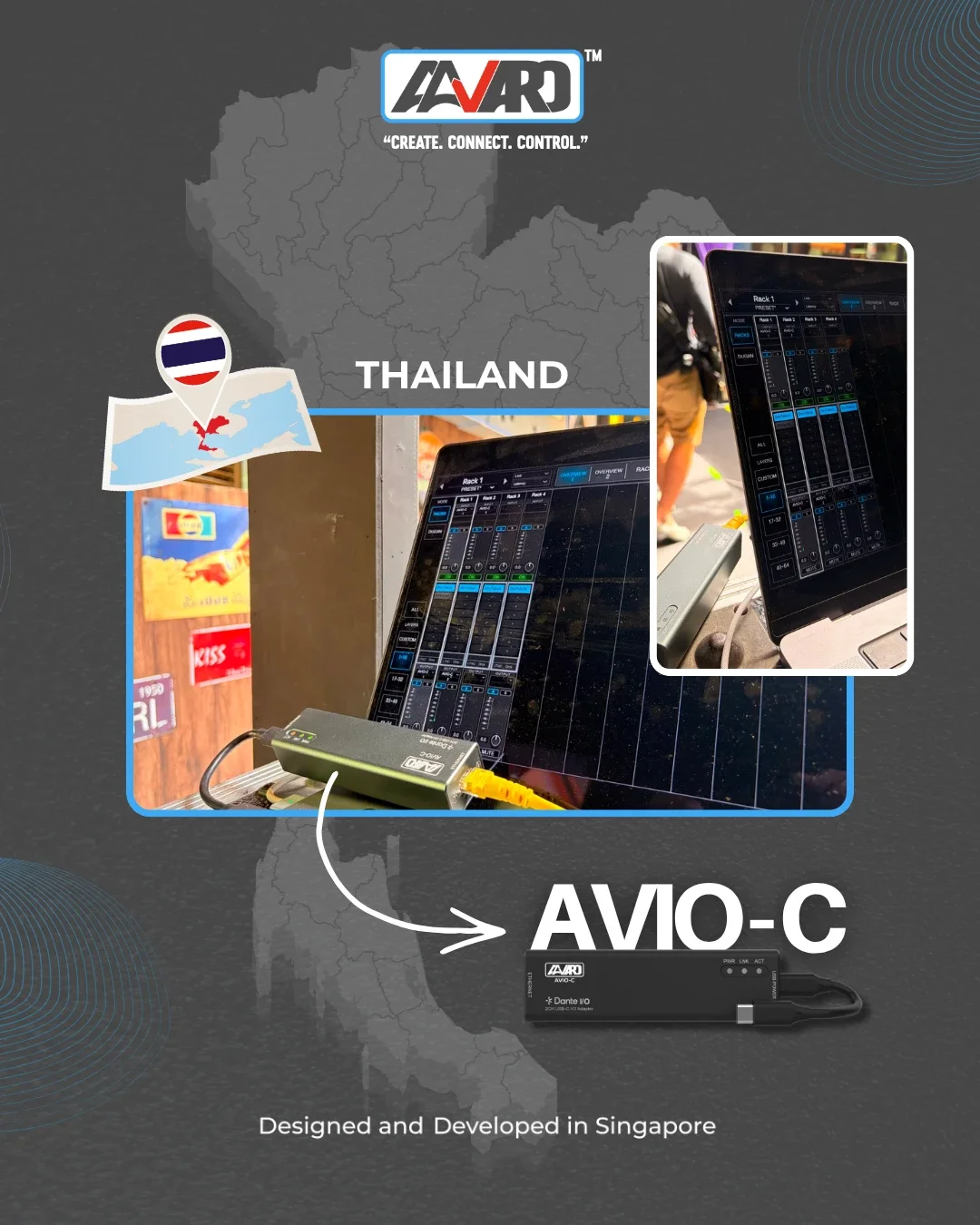AAVARO™ 2IO-C in Action: Integration with Waves SuperRack in Chiang Mai